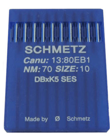 Agulha Schmetz DBxK5 70/10 (para máquina industrial cabo fino)