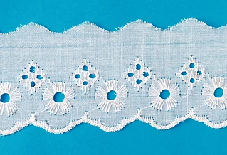 Bordado Inglês CTB-134 - branco