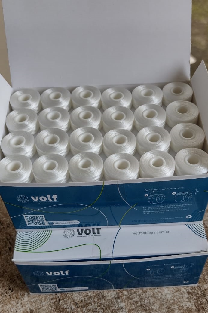 Bobinas Cheias Descartáveis BRANCAS c/144 - Imagem 5