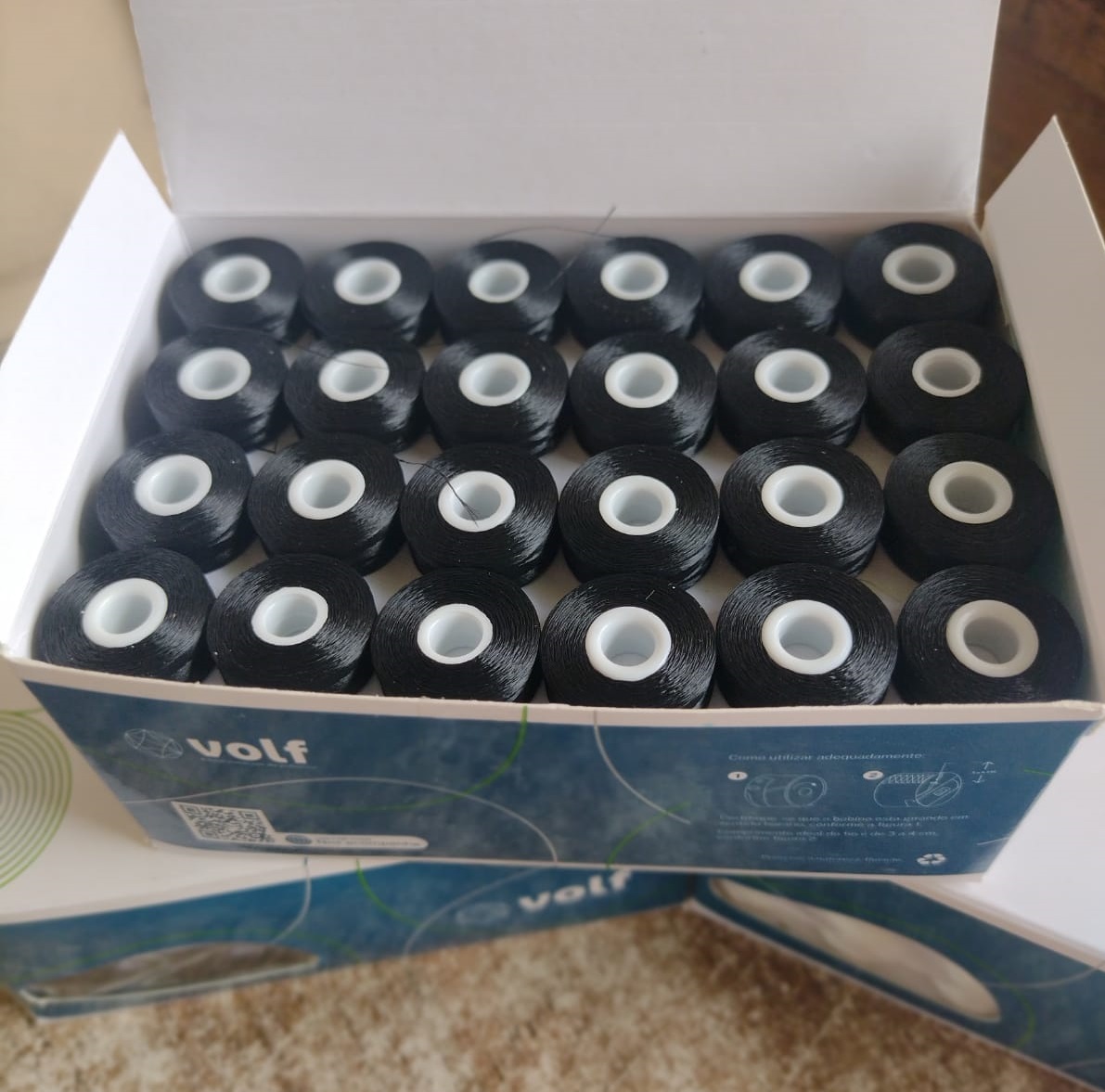 Bobinas Cheias Descartáveis pretas - Imagem 3