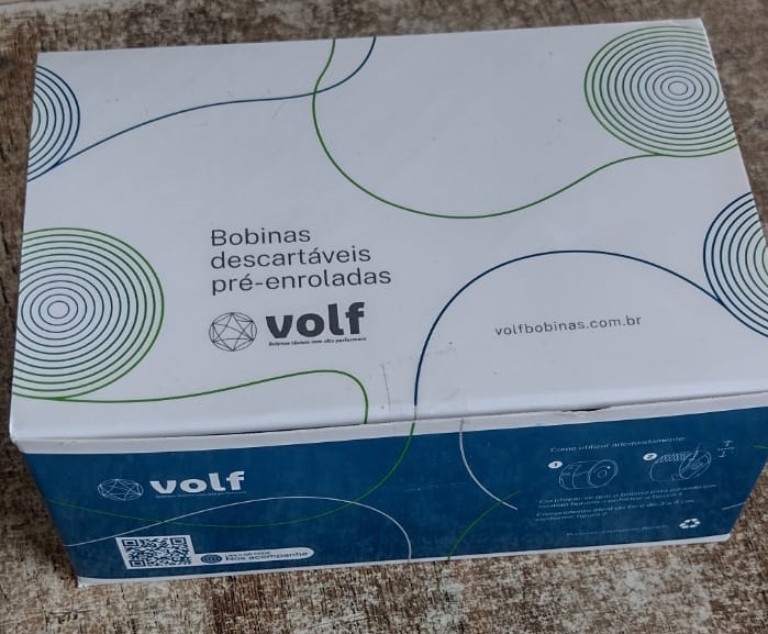 Bobinas Cheias Descartáveis BRANCAS c/144 - Imagem 4