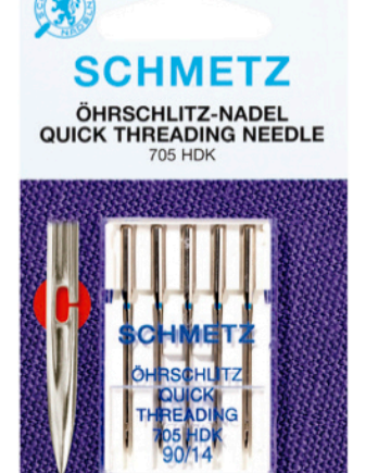 Agulha Schmetz com abertura lateral 705 HDK 80/12