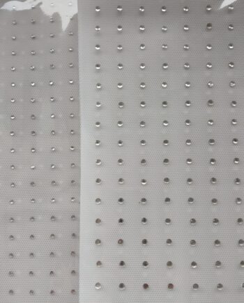 Strass termo colante INCOLOR/PRATA