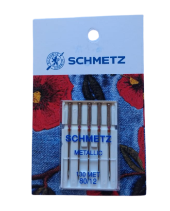 Agulha bordado linha metalica Schmetz c/5