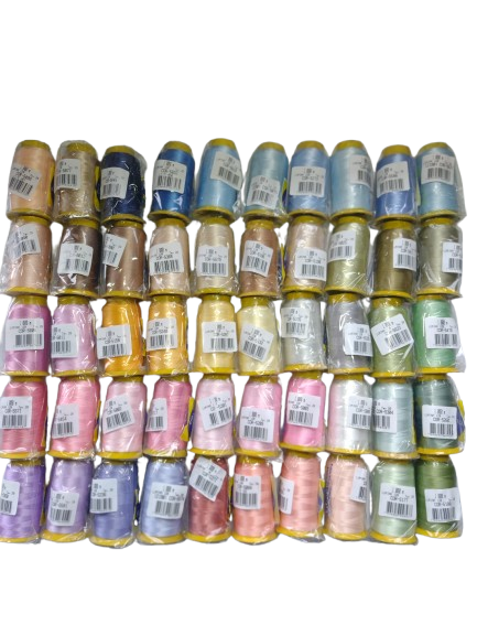 Kit linhas de bordado Setta Lumina 50 coresCandy Color