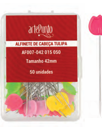 Alfinete caixa c/50 Tulipa Arte Punto