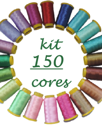 Kit 150 cores Bordado a Máquina Setta Lumina 1000m