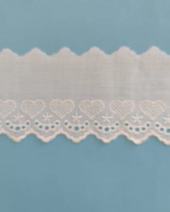 Bordado inglês 107306- 9cm branco