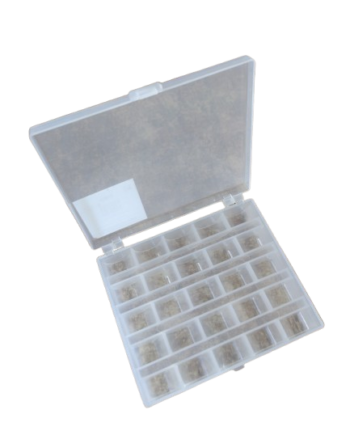 CAIXA ORGANIZADORA PARA 25 BOBINAS (VAZIA)