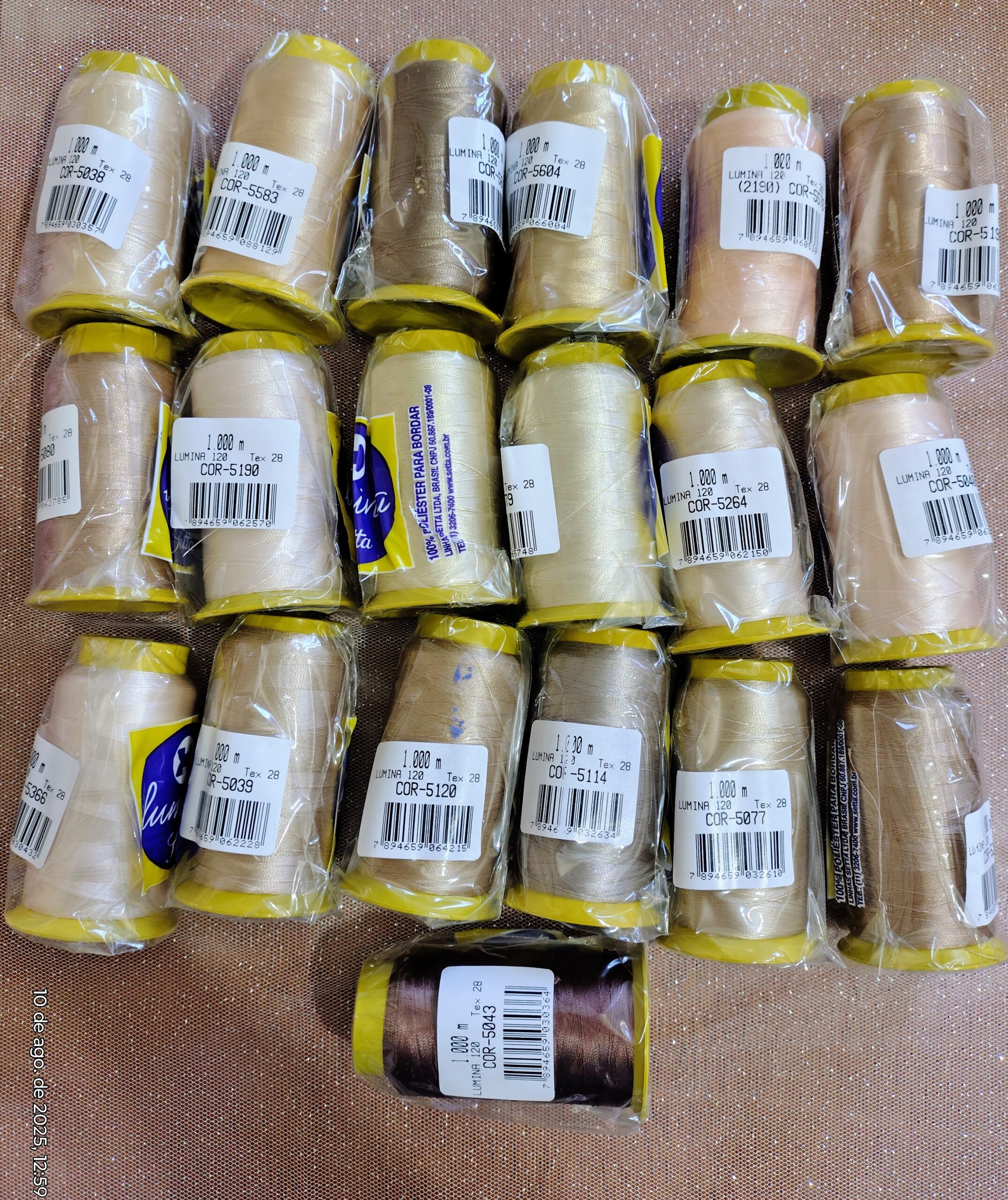 100 Cores Candy Color (pastel) 1000 metros Setta Lumina - Imagem 9