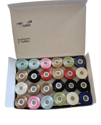 Bobinas pré enroladas, cheias, descartáveis standart c/144 - cor sortido